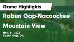 Rabun Gap-Nacoochee  vs Mountain View  Game Highlights - Nov. 11, 2023