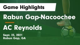 Rabun Gap-Nacoochee  vs AC Reynolds Game Highlights - Sept. 23, 2021