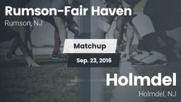 Matchup: Rumson-Fair Haven vs. Holmdel  2016