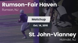 Matchup: Rumson-Fair Haven vs. St. John-Vianney  2016