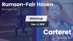 Matchup: Rumson-Fair Haven vs. Carteret  2016