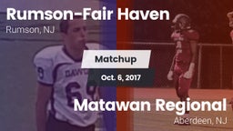 Matchup: Rumson-Fair Haven vs. Matawan Regional  2017