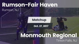Matchup: Rumson-Fair Haven vs. Monmouth Regional  2017