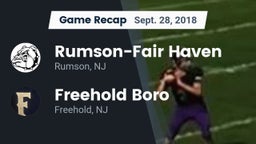 Recap: Rumson-Fair Haven  vs. Freehold Boro  2018