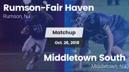 Matchup: Rumson-Fair Haven vs. Middletown South  2018