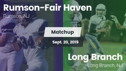 Matchup: Rumson-Fair Haven vs. Long Branch  2019