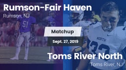 Matchup: Rumson-Fair Haven vs. Toms River North  2019