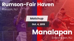 Matchup: Rumson-Fair Haven vs. Manalapan  2019