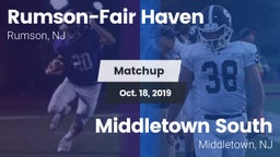 Matchup: Rumson-Fair Haven vs. Middletown South  2019