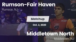 Matchup: Rumson-Fair Haven vs. Middletown North  2020