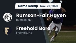 Recap: Rumson-Fair Haven  vs. Freehold Boro  2020