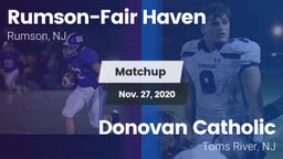 Matchup: Rumson-Fair Haven vs. Donovan Catholic  2020