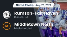 Recap: Rumson-Fair Haven  vs. Middletown North  2021