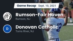 Recap: Rumson-Fair Haven  vs. Donovan Catholic  2021