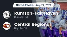 Recap: Rumson-Fair Haven  vs. Central Regional  2022