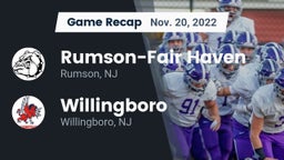 Recap: Rumson-Fair Haven  vs. Willingboro  2022