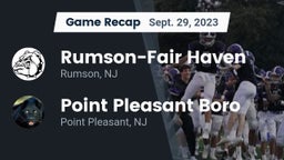 Recap: Rumson-Fair Haven  vs. Point Pleasant Boro  2023