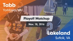 Matchup: Tabb  vs. Lakeland  2016