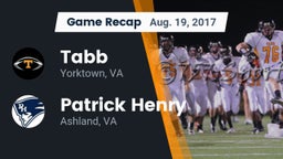 Recap: Tabb  vs. Patrick Henry  2017