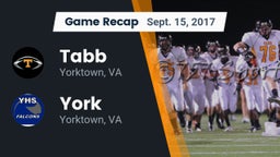 Recap: Tabb  vs. York  2017