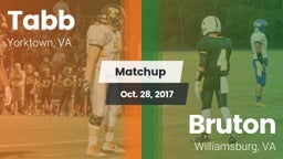 Matchup: Tabb  vs. Bruton  2017