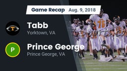 Recap: Tabb  vs. Prince George  2018