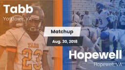 Matchup: Tabb  vs. Hopewell  2018