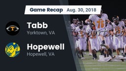 Recap: Tabb  vs. Hopewell  2018