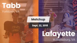 Matchup: Tabb  vs. Lafayette  2018