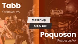 Matchup: Tabb  vs. Poquoson  2018