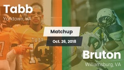Matchup: Tabb  vs. Bruton  2018