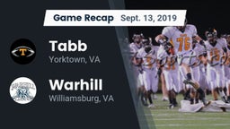Recap: Tabb  vs. Warhill  2019