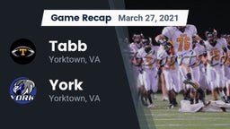 Recap: Tabb  vs. York  2021