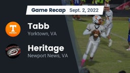 Recap: Tabb  vs. Heritage  2022