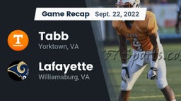 Recap: Tabb  vs. Lafayette  2022