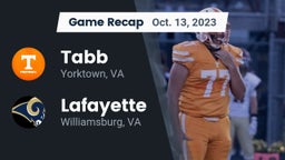 Recap: Tabb  vs. Lafayette  2023