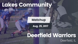 Matchup: Lakes Community HS vs. Deerfield Warriors 2017