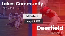 Matchup: Lakes Community HS vs. Deerfield  2018