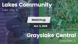 Matchup: Lakes Community HS vs. Grayslake Central  2018