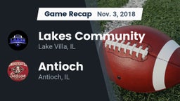 Recap: Lakes Community  vs. Antioch  2018