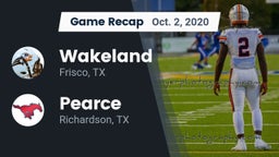 Recap: Wakeland  vs. Pearce  2020