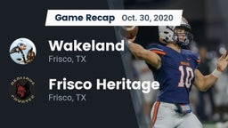 Recap: Wakeland  vs. Frisco Heritage  2020