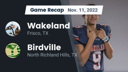 Recap: Wakeland  vs. Birdville  2022