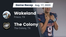 Recap: Wakeland  vs. The Colony  2023