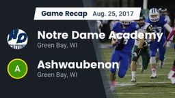 Recap: Notre Dame Academy vs. Ashwaubenon  2017