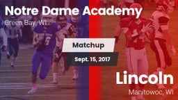 Matchup: Notre Dame Academy vs. Lincoln  2017