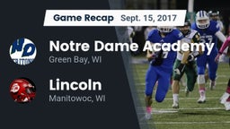 Recap: Notre Dame Academy vs. Lincoln  2017