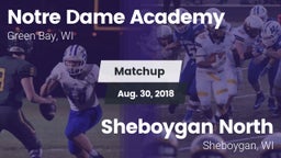 Matchup: Notre Dame Academy vs. Sheboygan North  2018