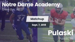 Matchup: Notre Dame Academy vs. Pulaski  2018