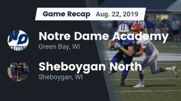 Recap: Notre Dame Academy vs. Sheboygan North  2019